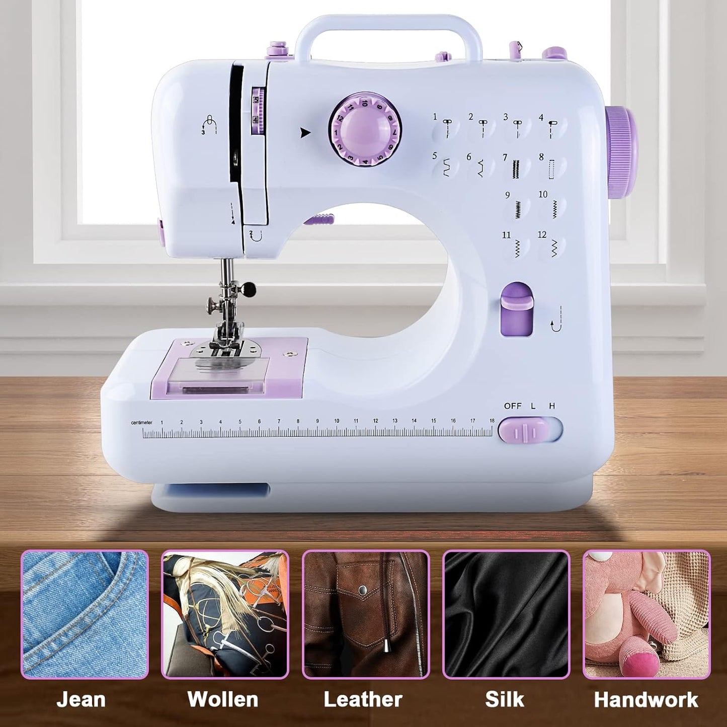 MiniStitch – Portable Sewing Machine with 12 Stitches