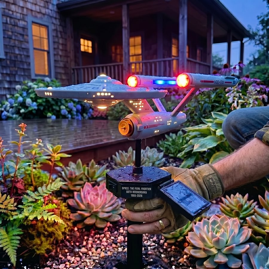 TitanFlame – LED Solar Monster Garden Light