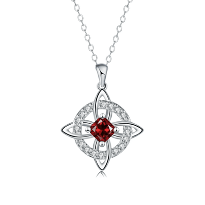 Hecatea – Witch’s Knot Birthstone Necklace