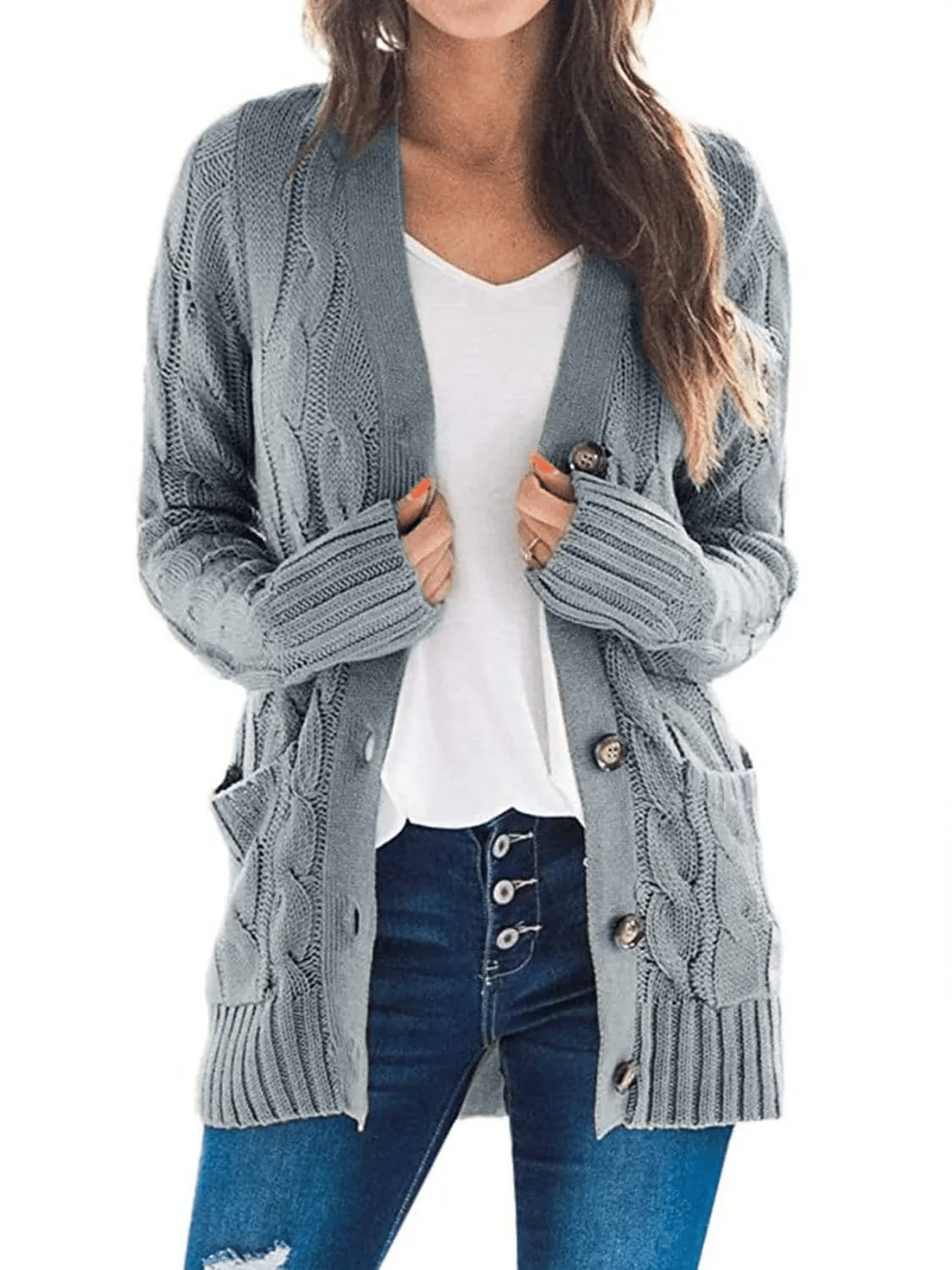 Velora – Chic Button Down Cardigan