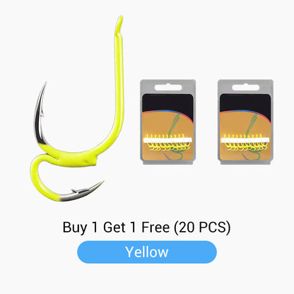 AquaStrike – Professional Barbed Double Fishing Hooks