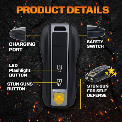 💥 2026 Hot Sale 75% OFF ️🔦 SUPTRUCK™ Voltax 75M Stun Car Keychain ⚡