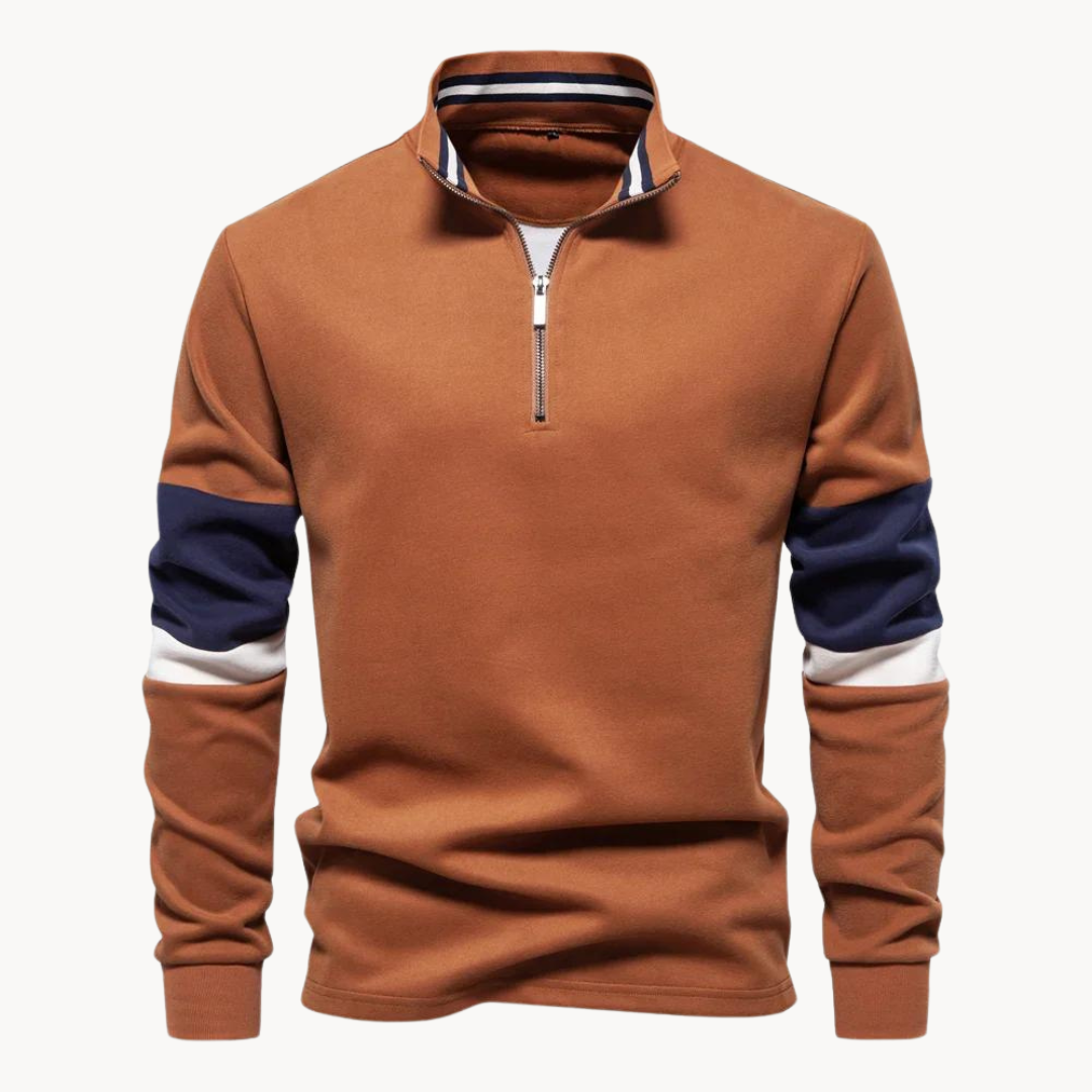 Nathan Quarter-Zip Sweater | Belevite