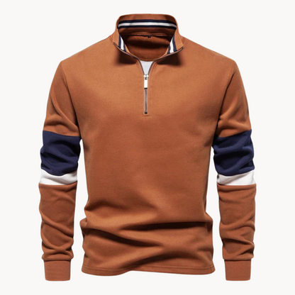 Nathan Quarter-Zip Sweater | Belevite