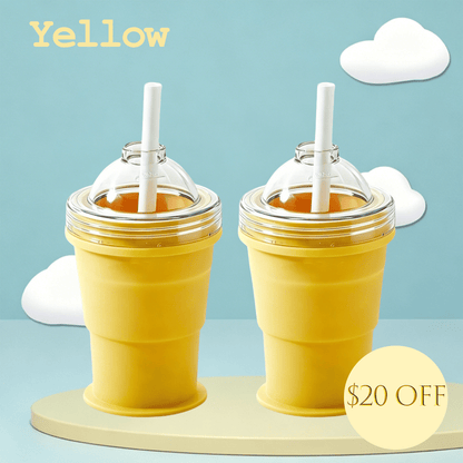 ChillCup – Foldable Silicone Ice Ball Drink Cup
