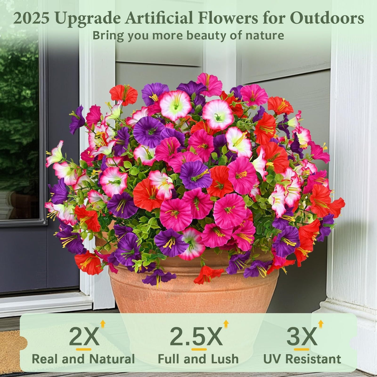 EverBloom – UV Resistant Artificial Petunias Flowers