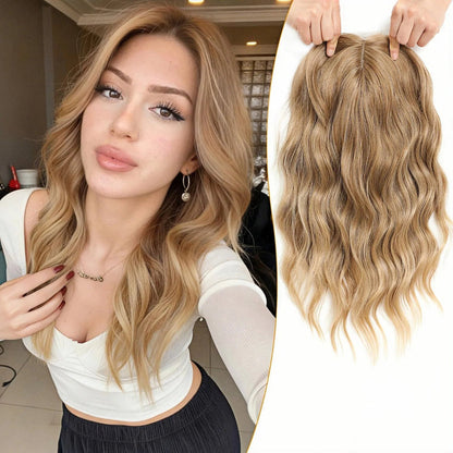 VolumeGrace – Seamless Wavy Hair Topper Extension