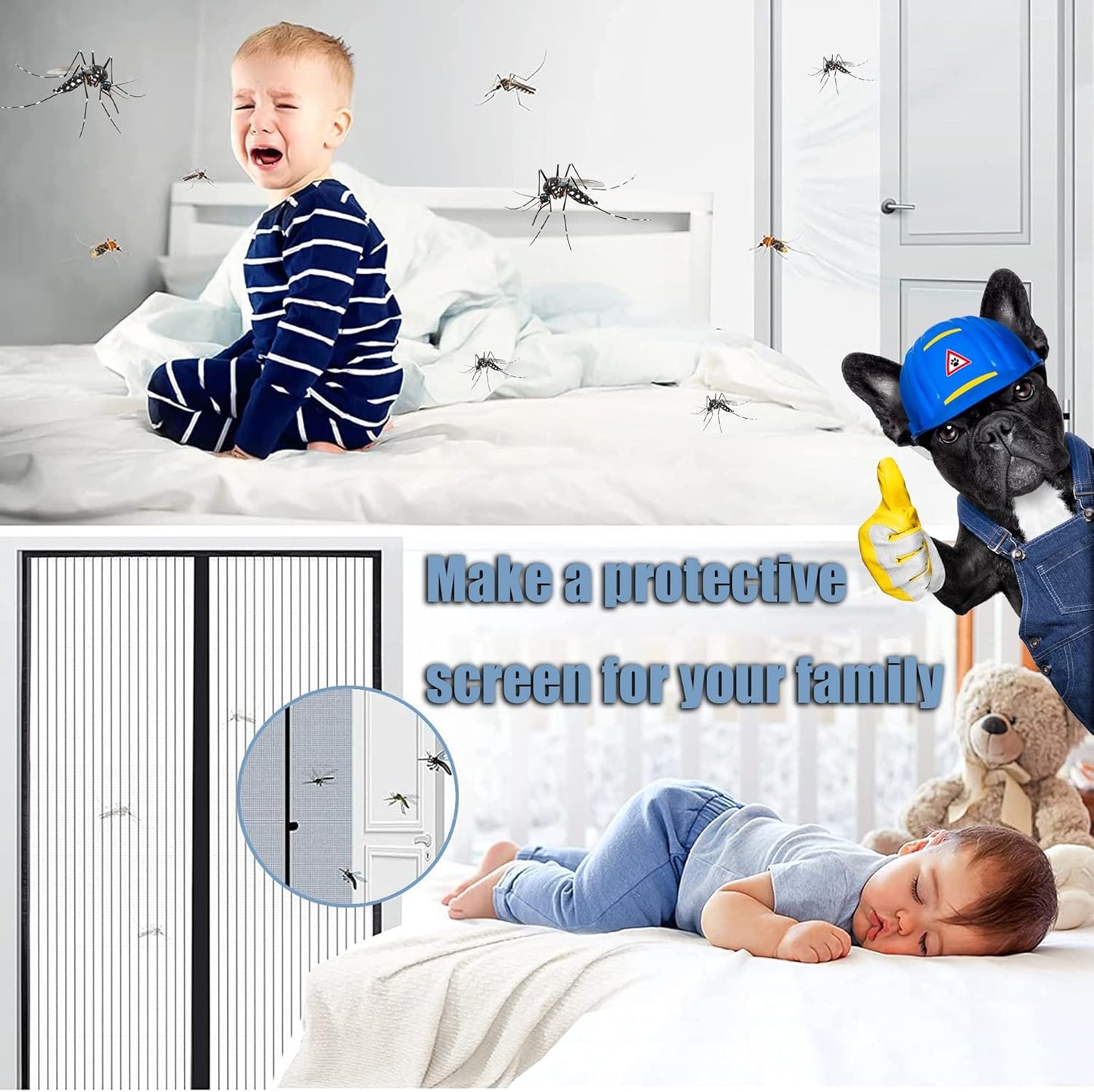 MagnetShield - Reinforced Magnetic Mosquito Net Curtain