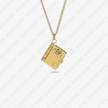 HeartWords - Openable Book Necklace