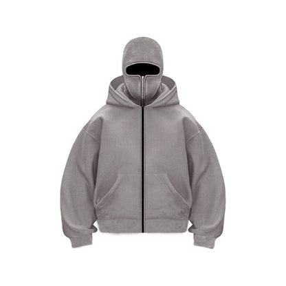 HideFit – Full Zip Mask Hoodie Jacket