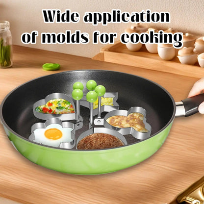 YolkMaster – Multi-Shape Egg Ring Mold Kit
