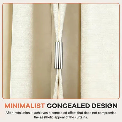 CurtainSnap – No-Drill Magnetic Curtain Holders