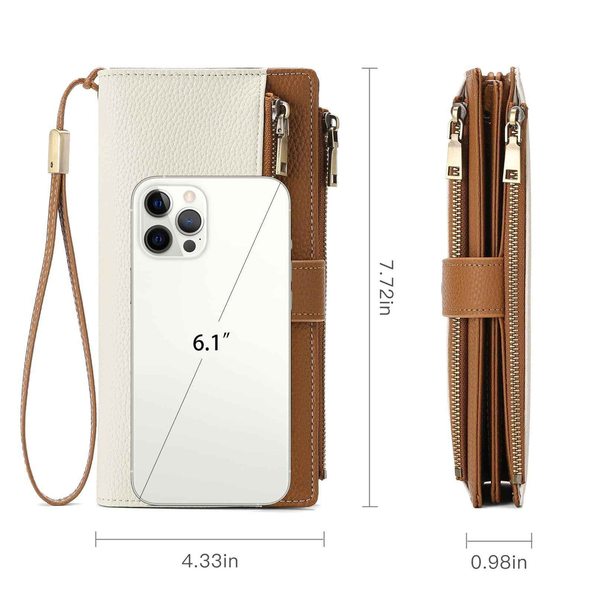 LumeFold – Multi-Compartment Compact Wallet