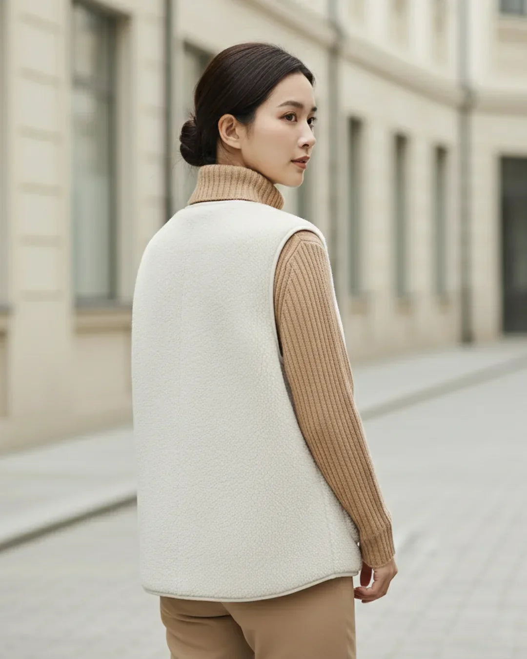 Solene™ – Parisian Wool Cardigan for Effortless Elegance