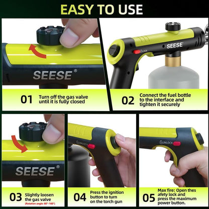 Powerful Propane Torch - 2732°F High Temp Flame(Buy 2 Free Shipping)