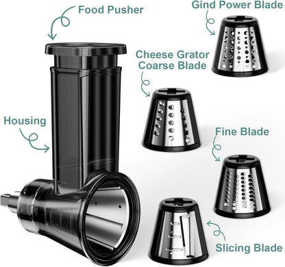 SwiftSlice – Multi-Blade Food Processor Attachment