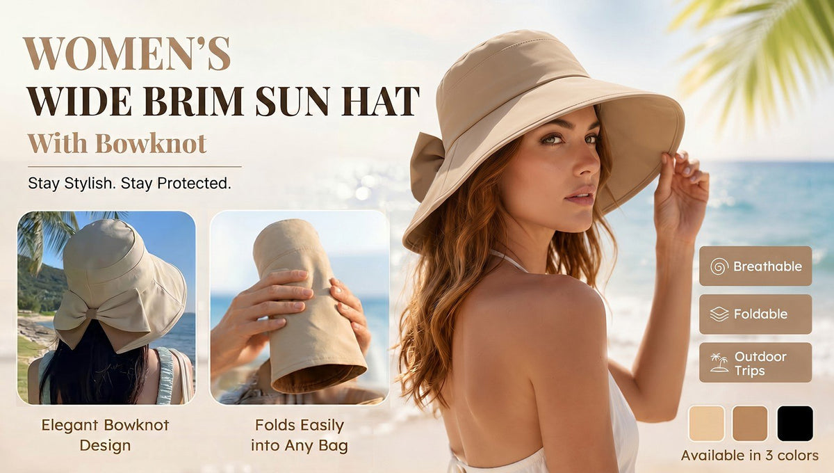 BowBreeze – Elegant Sun Protective Wide Brim Hat