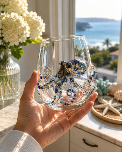 OceanGlow – Blue Ringed Octopus Artisan Glass