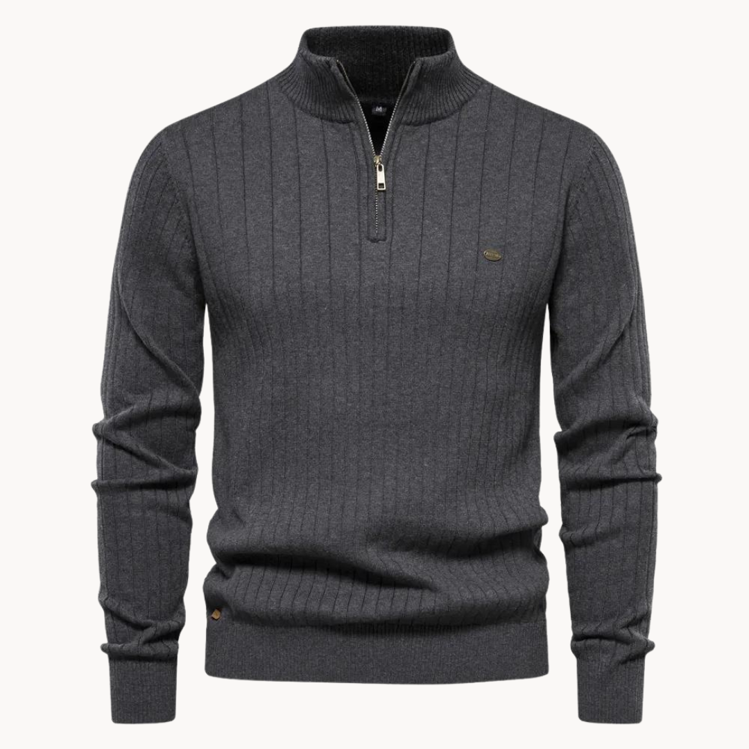 Jenson Quarter Zip Sweater | Belevite