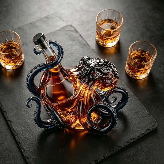 OctoSpirits – 3D Octopus Decorative Bottle