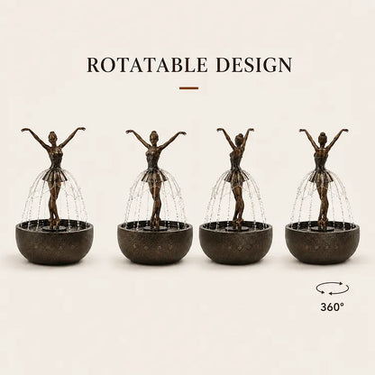 TranquilTwirl - LED Ballet Fountain