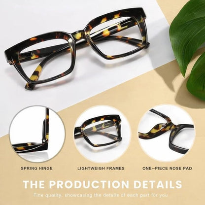 ReadEase – Tortoiseshell Blue Light Blocking Oversized Readers