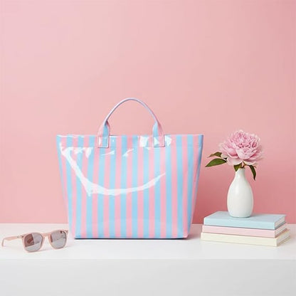 CarryWave – Durable Canvas Striped Tote Bag