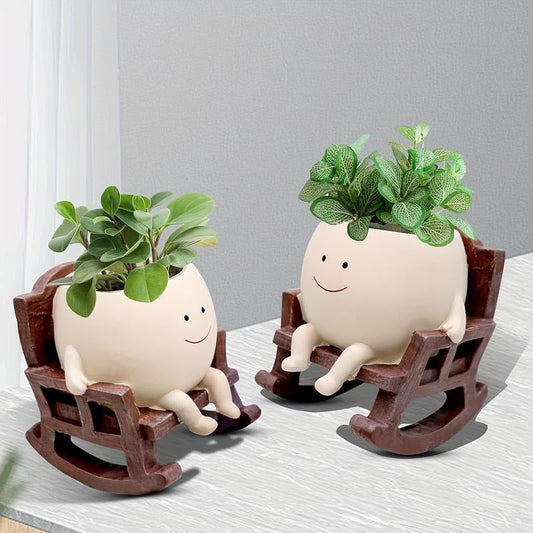 ArtSeat – Unique Chair-Shaped Resin Planter Vase