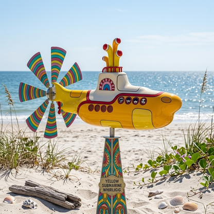 🔥🔥New Year 70% Off--Yellow Submarine Wind Spinner