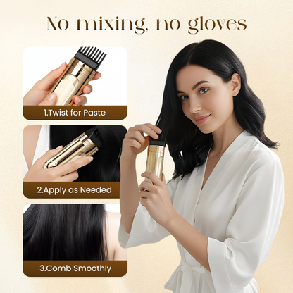 ShadeMatch – Dual Comb Hair Color Tool Natural Finish