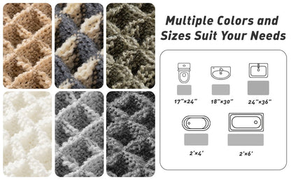 WaffleCloud – Ultra Absorbent Bath Mat