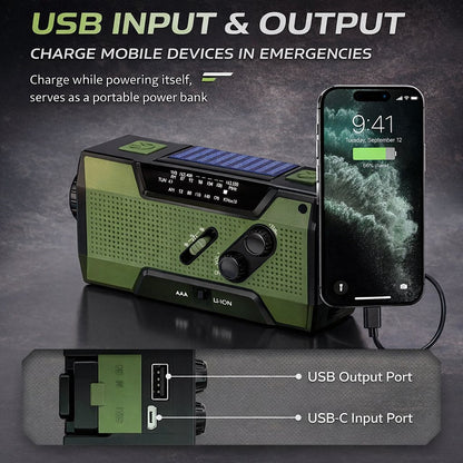 PowerCast Elite – 4-in-1 Emergency Radio