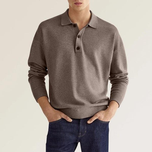 Men's Long-Sleeve Field Polo Shirt | Belevite