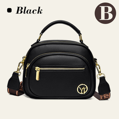 FlexiLuxe – Multi-Compartment PU Leather Handbag
