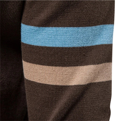 Atlas Retro Striped Bomber Jacket | belevite