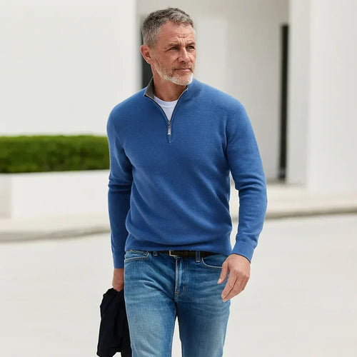 Belevite- Santous Zip-Up Sweater