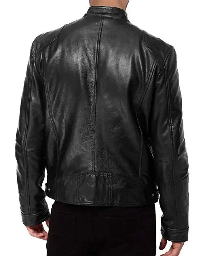 Trenton Leather Men's Jacket | Belevite