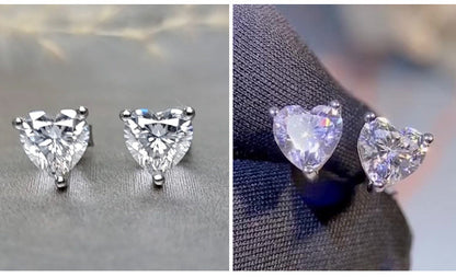 AmoraShine – Sparkling Heart Earrings
