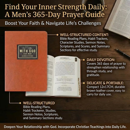StrongSpirit Journal – Daily Prayer Book for Men