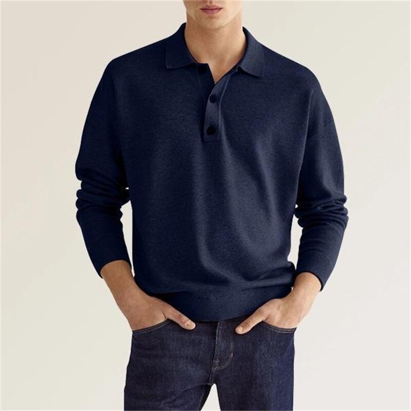 Men's Long-Sleeve Field Polo Shirt | Belevite