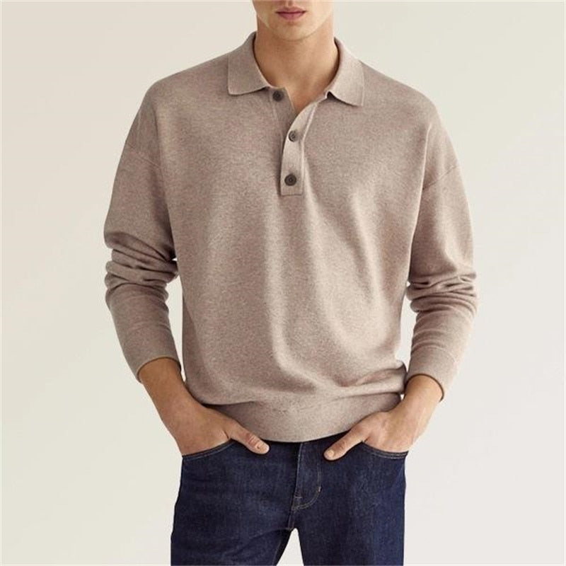 Men's Long-Sleeve Field Polo Shirt | Belevite