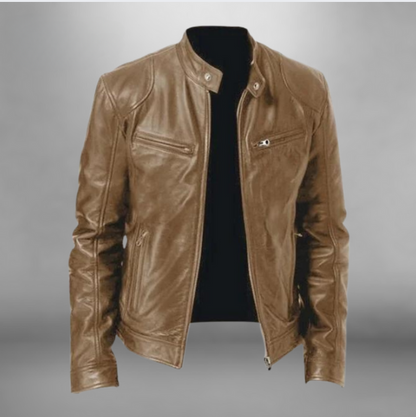 Trenton Leather Men's Jacket | Belevite