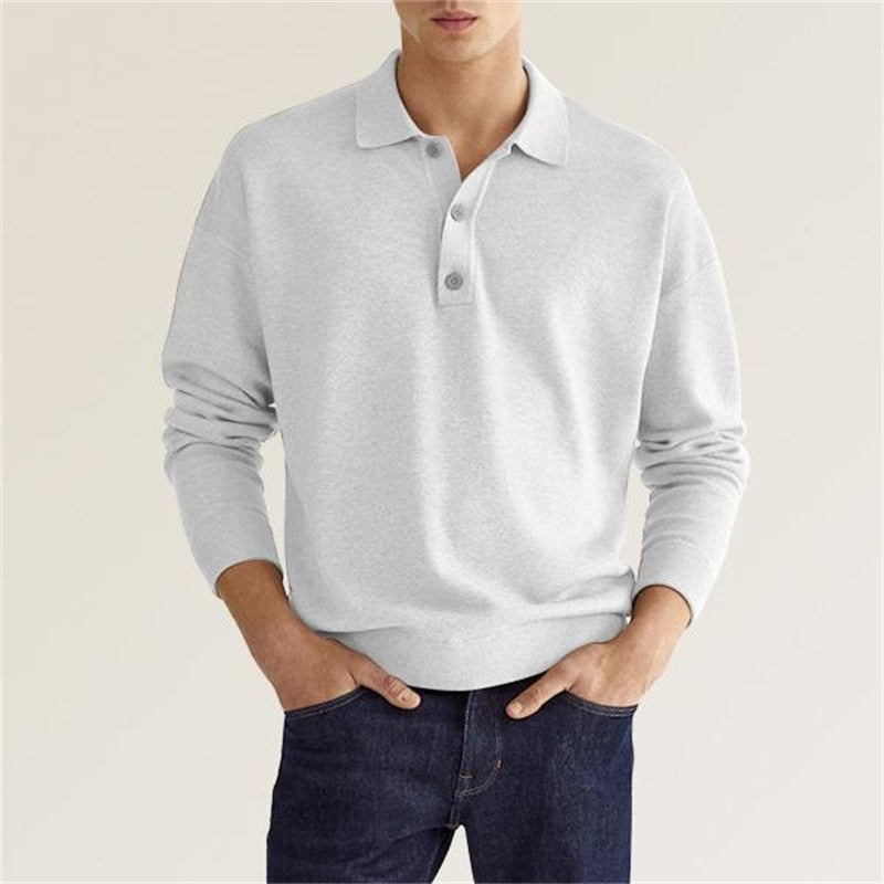 Men's Long-Sleeve Field Polo Shirt | Belevite