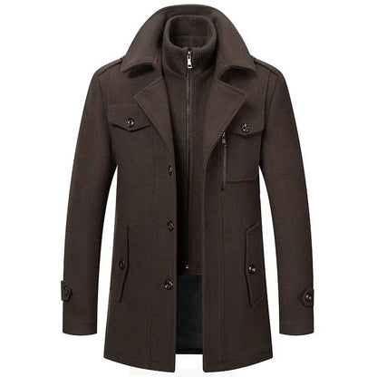Two-Piece Men’s Coat for Style and Warmth - Peaky™