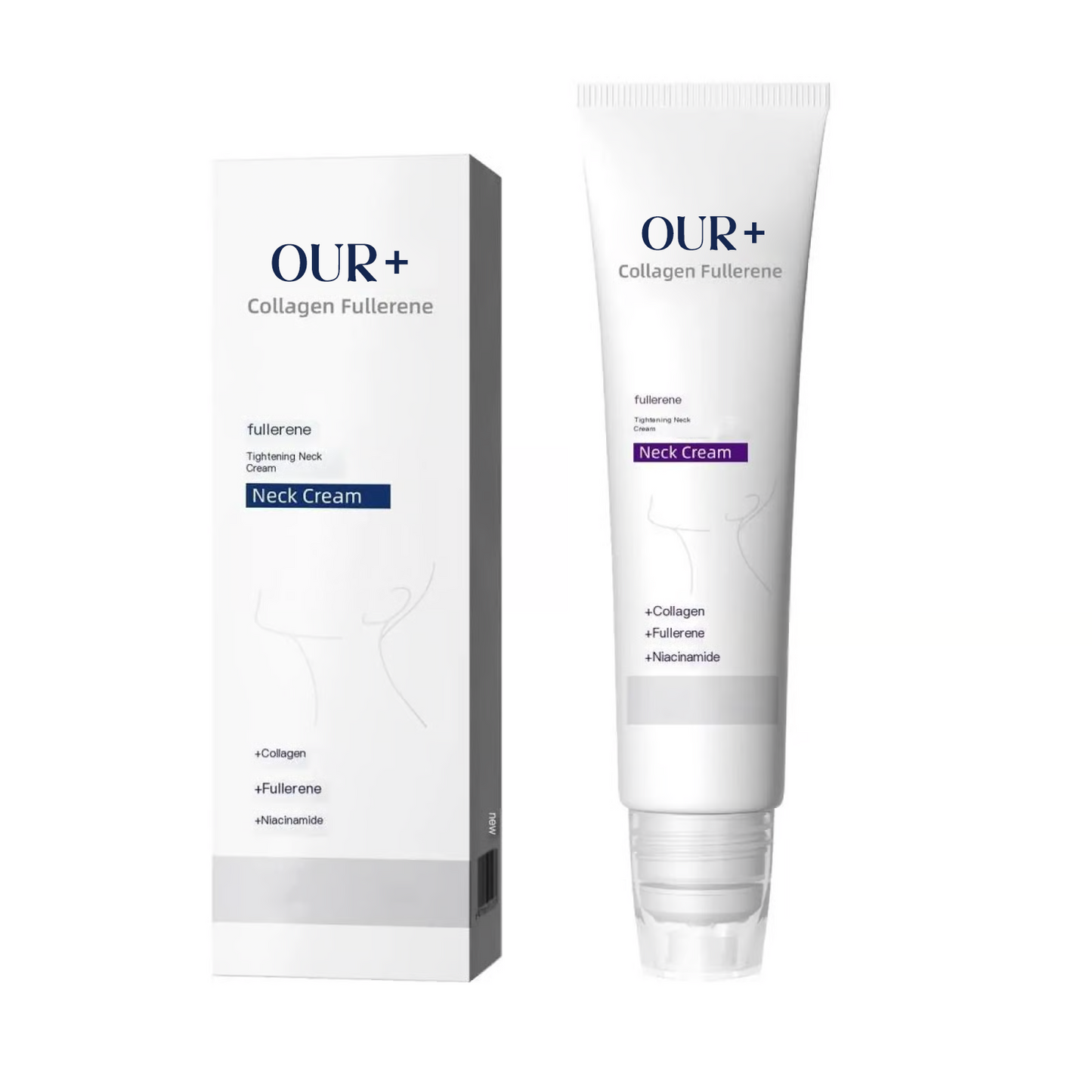 LumeNeck – Collagen & Hyaluronic Acid V-Shaped Roller Cream
