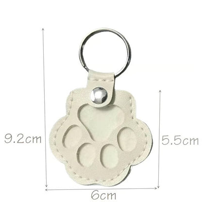 FurTag – Paw Shaped Leather Keychain
