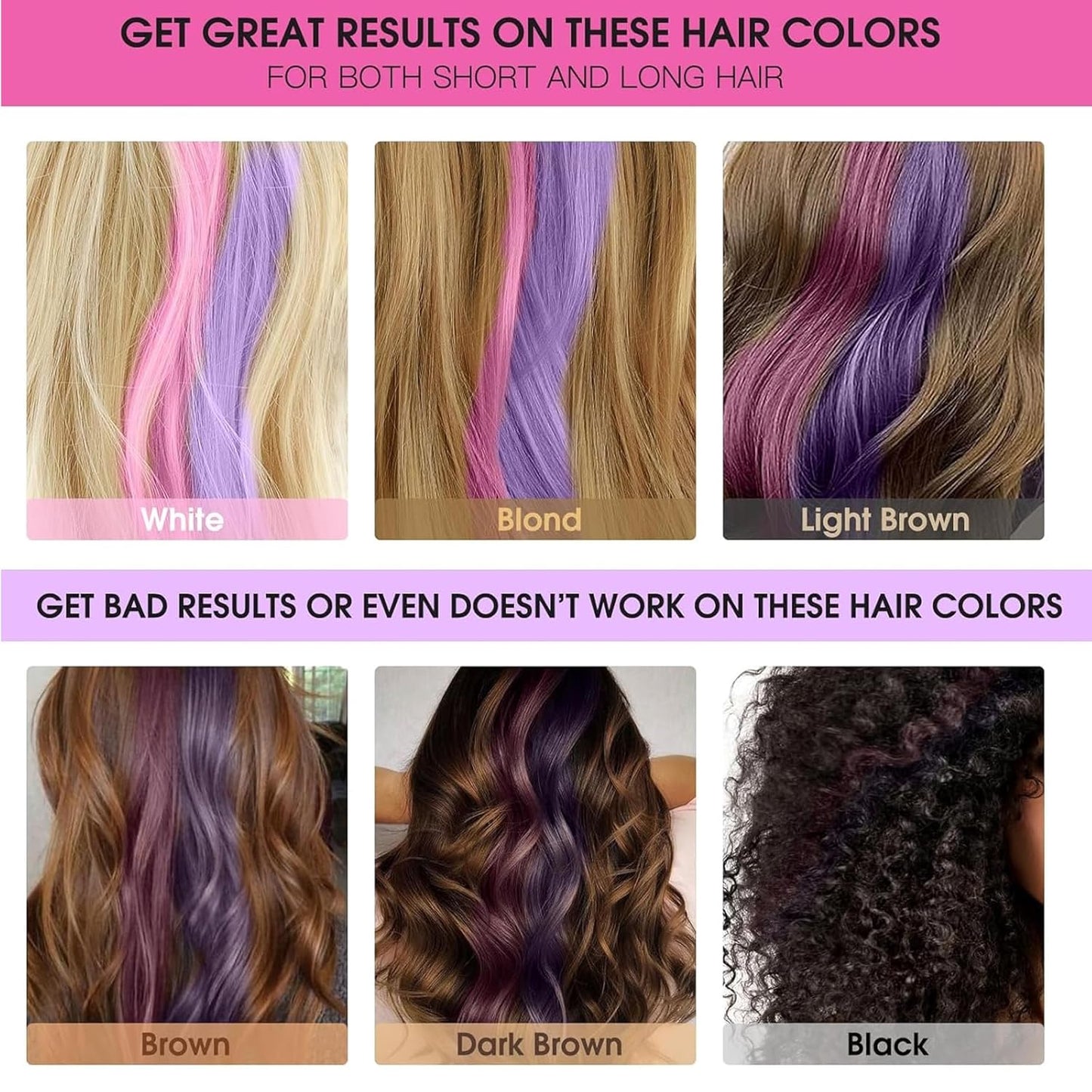 VibeColor - Hair Chalk Comb – Creative Style Kit