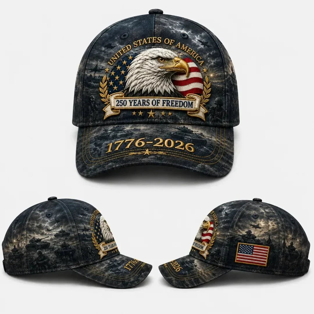 FreedomEagle – 250 Years Patriotic Heritage Cap
