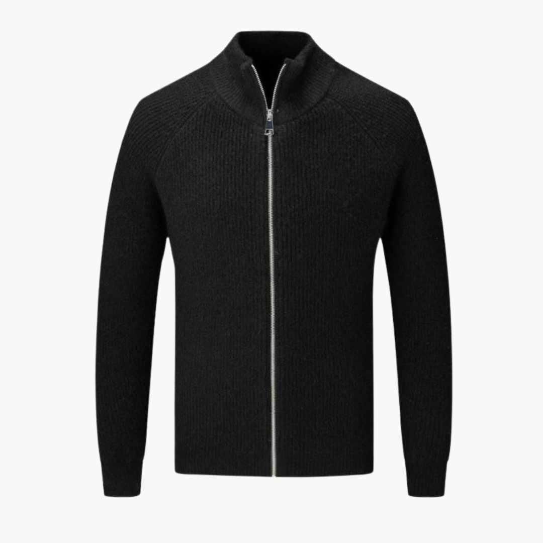 Colton Cashmere Zip Sweater | belevite