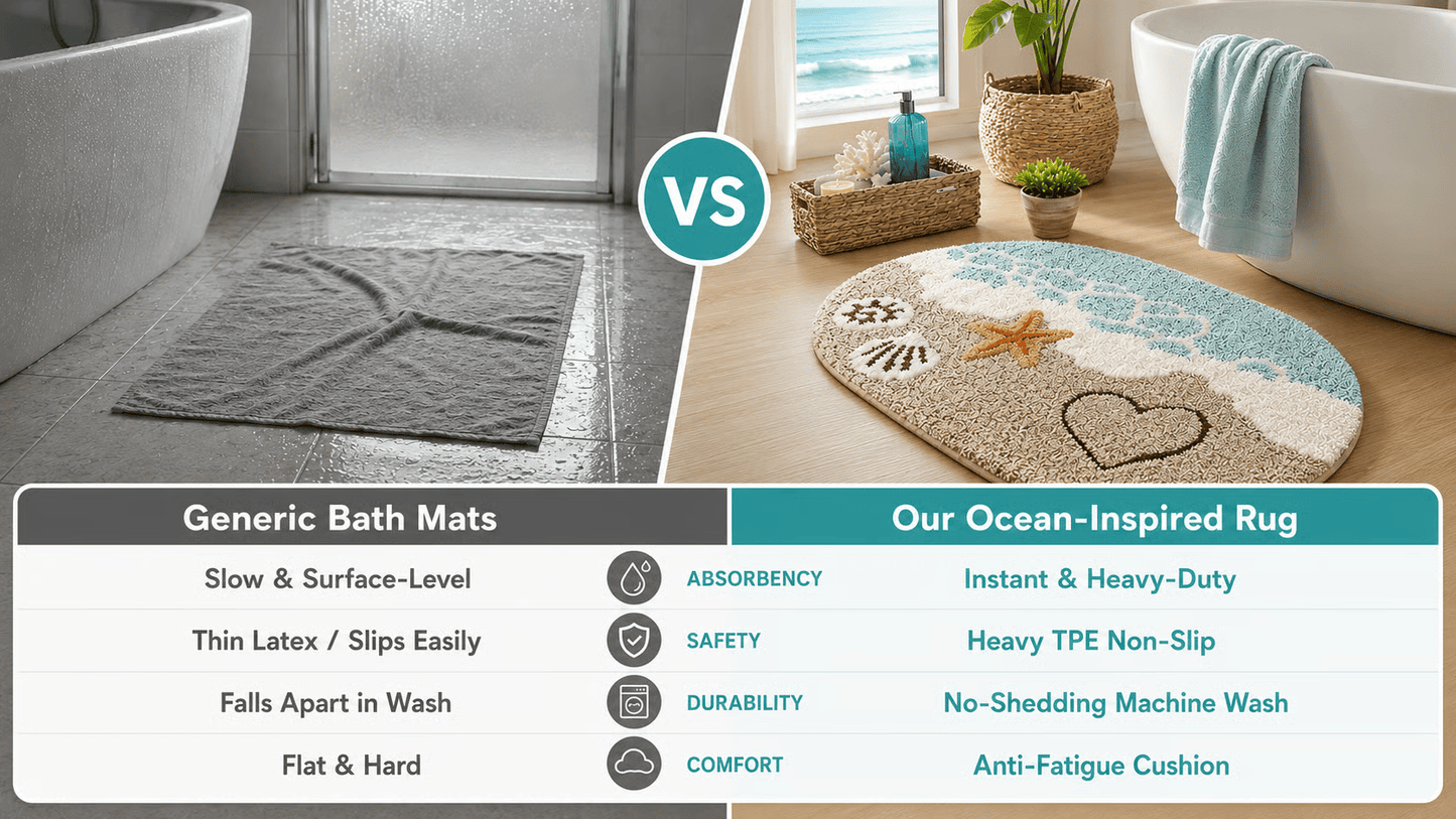 AquaCloud – Instant Dry Luxury Bath Mat